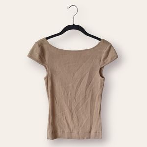 Free People low back top beige